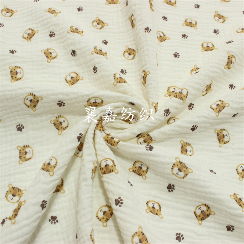 Baby Clothing Organic Cotton - 100X135cm Bông Gạc Crepe Hổ Đầu