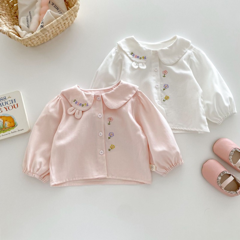 Stylish Baby Girls Flower Embr - đánh giá và giá Baby Clothing Embroidery