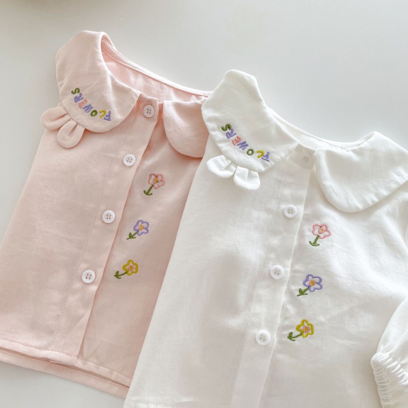 Stylish Baby Girls Flower Embr - đánh giá và giá Baby Clothing Embroidery