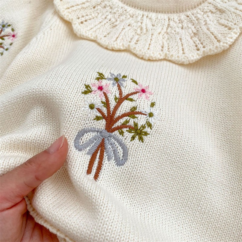 Spring Autumn Newborn Knitting - đánh giá và giá Baby Clothing Embroidery