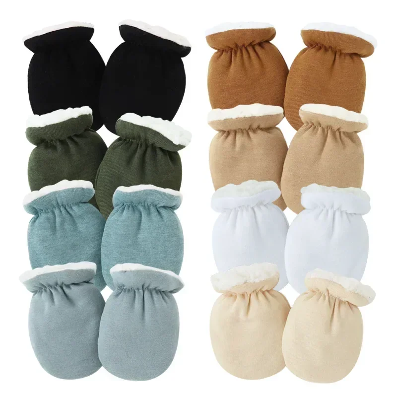 Warm Wool Newborn Mittens for  - đánh giá và giá Baby Mittens Scratch