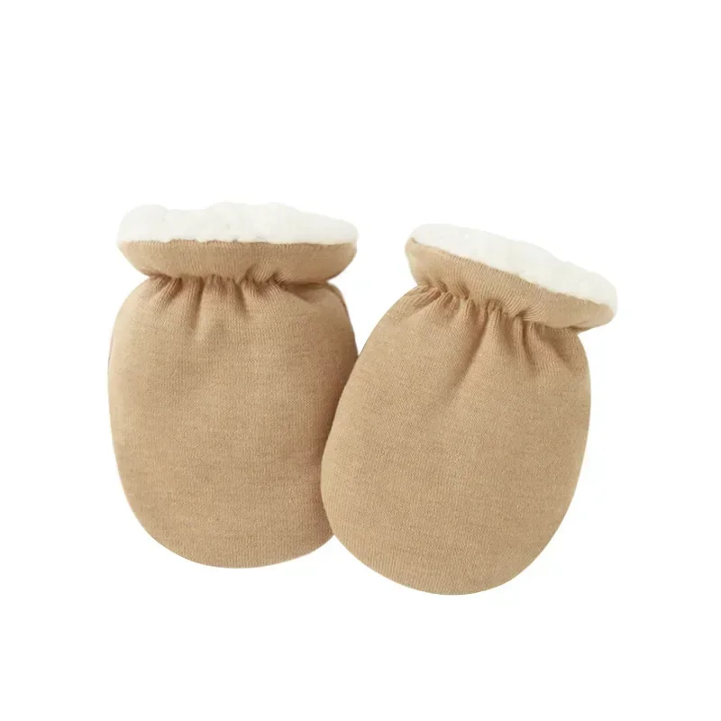 Warm Wool Newborn Mittens for  - đánh giá và giá Baby Mittens Scratch