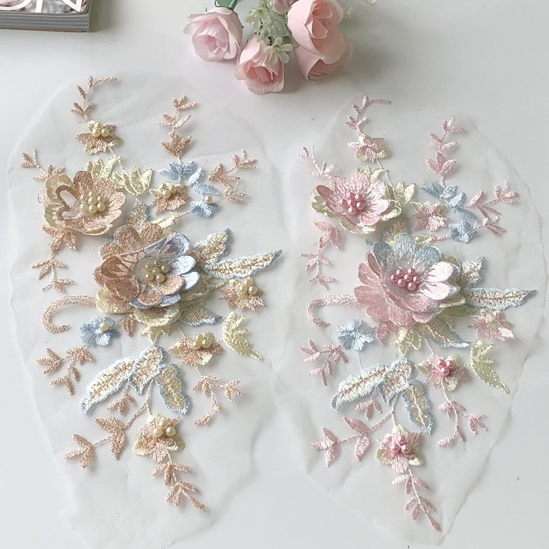 1Pcs Lace Patch Mesh Net Embro - đánh giá và giá Baby Clothing Embroidery
