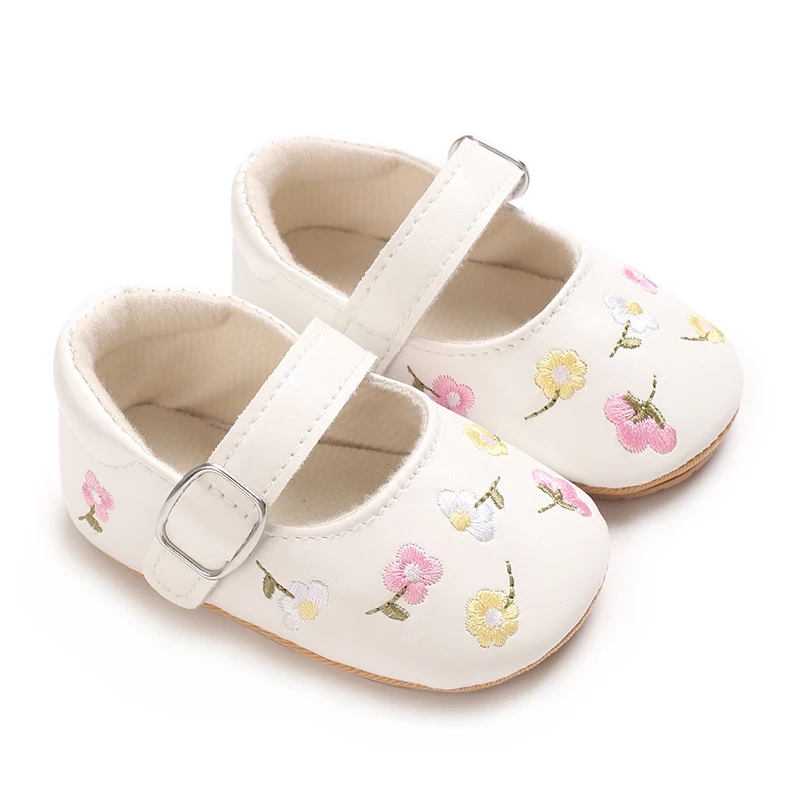Baby Girls Mary Jane Flats PU  - đánh giá và giá Baby Clothing Embroidery