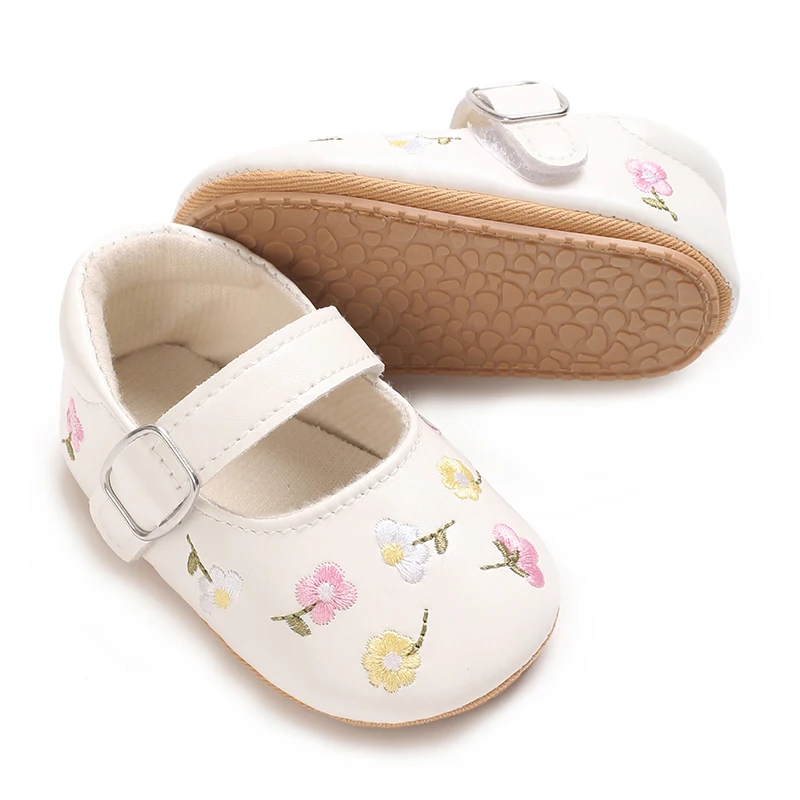 Baby Girls Mary Jane Flats PU  - đánh giá và giá Baby Clothing Embroidery