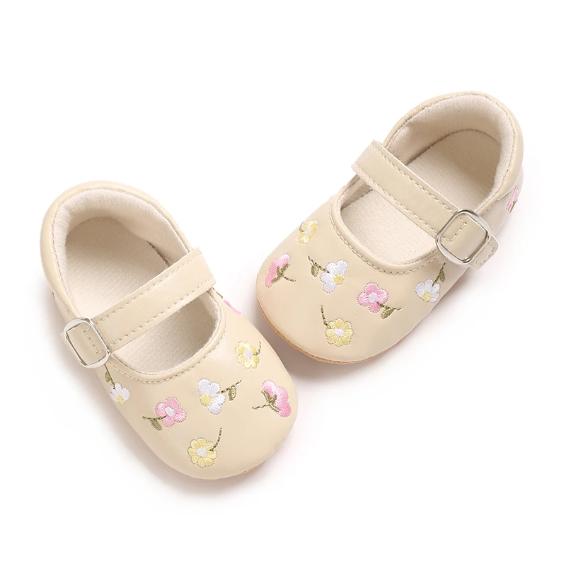 Baby Girls Mary Jane Flats PU  - đánh giá và giá Baby Clothing Embroidery