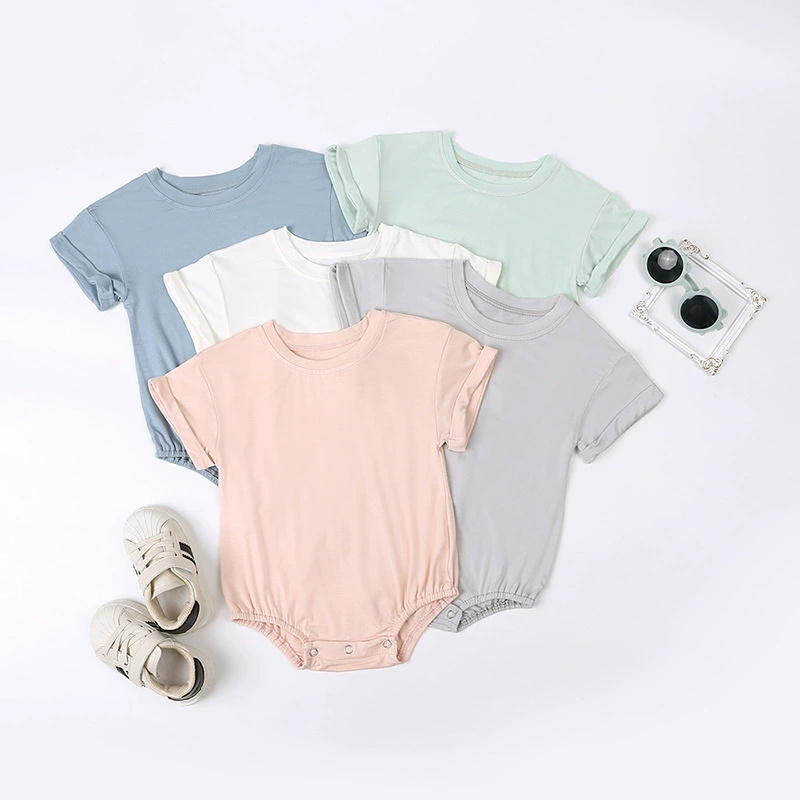 Newborn Baby Boy Girl Basic So - đánh giá và giá Bamboo Bodysuit Baby