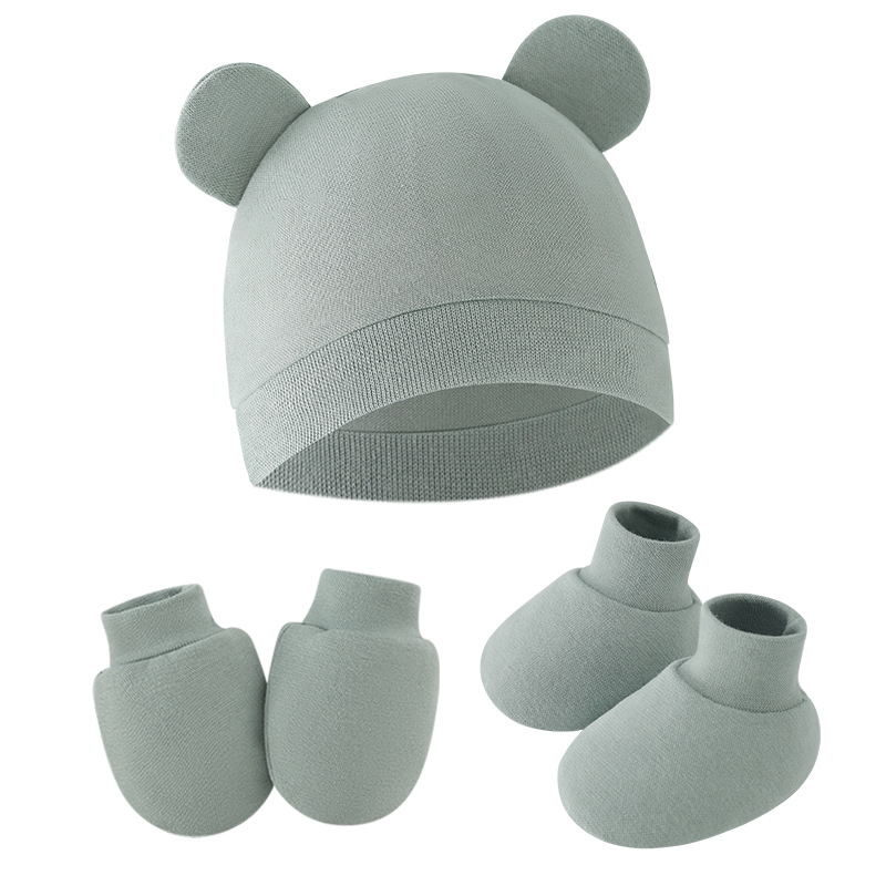 Cute Baby Hat Newborn Bonnet G - đánh giá và giá Baby Mittens Scratch