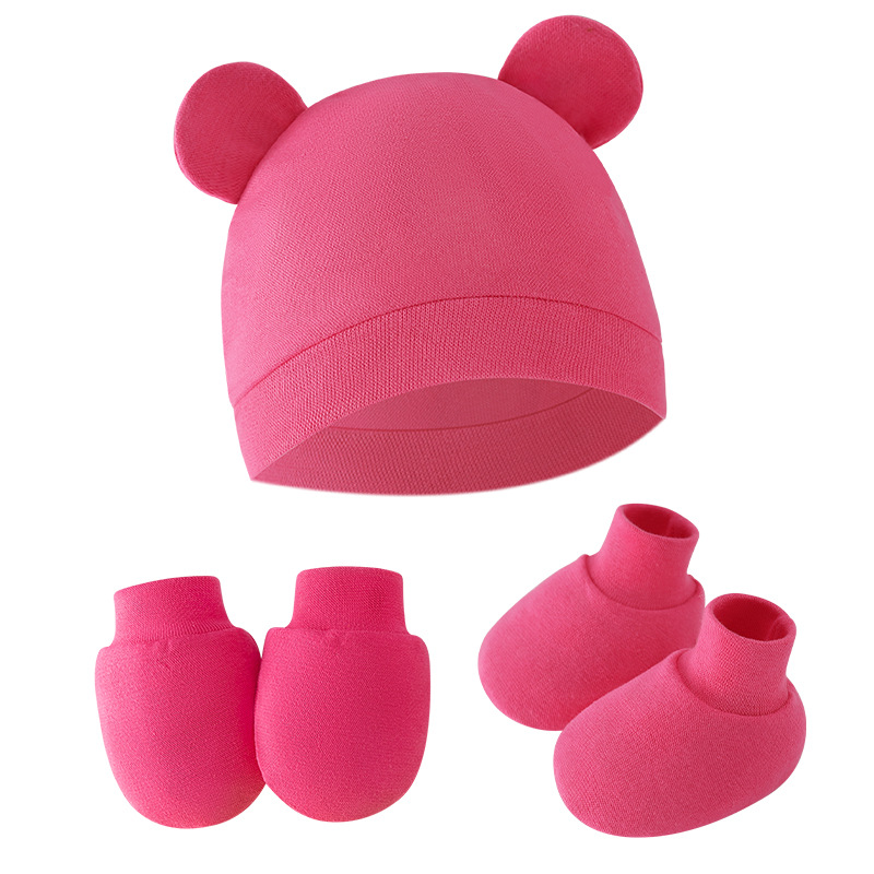Cute Baby Hat Newborn Bonnet G - đánh giá và giá Baby Mittens Scratch
