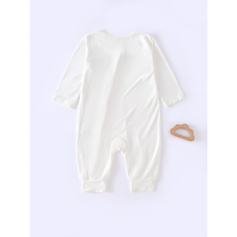 Bamboo Fiber Long-sleeved One- - đánh giá và giá Bamboo Bodysuit Baby