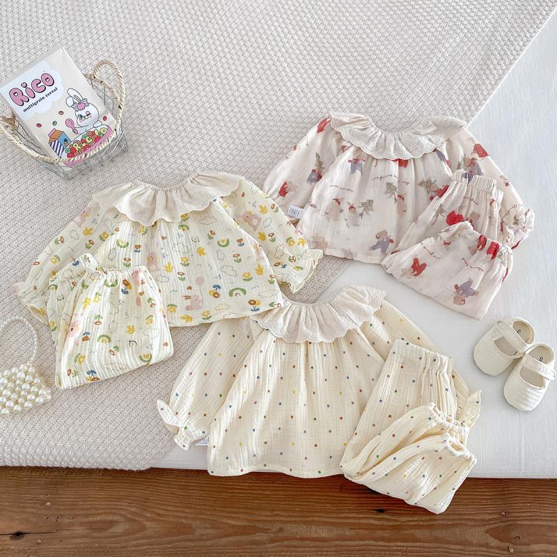 Spring Autumn Baby Girl Home C - đánh giá và giá Baby Clothing For Sleep