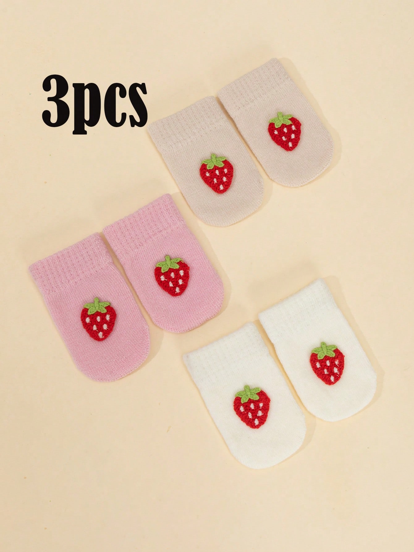 3Pairs Baby Girls 0-12M Knitte - đánh giá và giá Baby Mittens Scratch