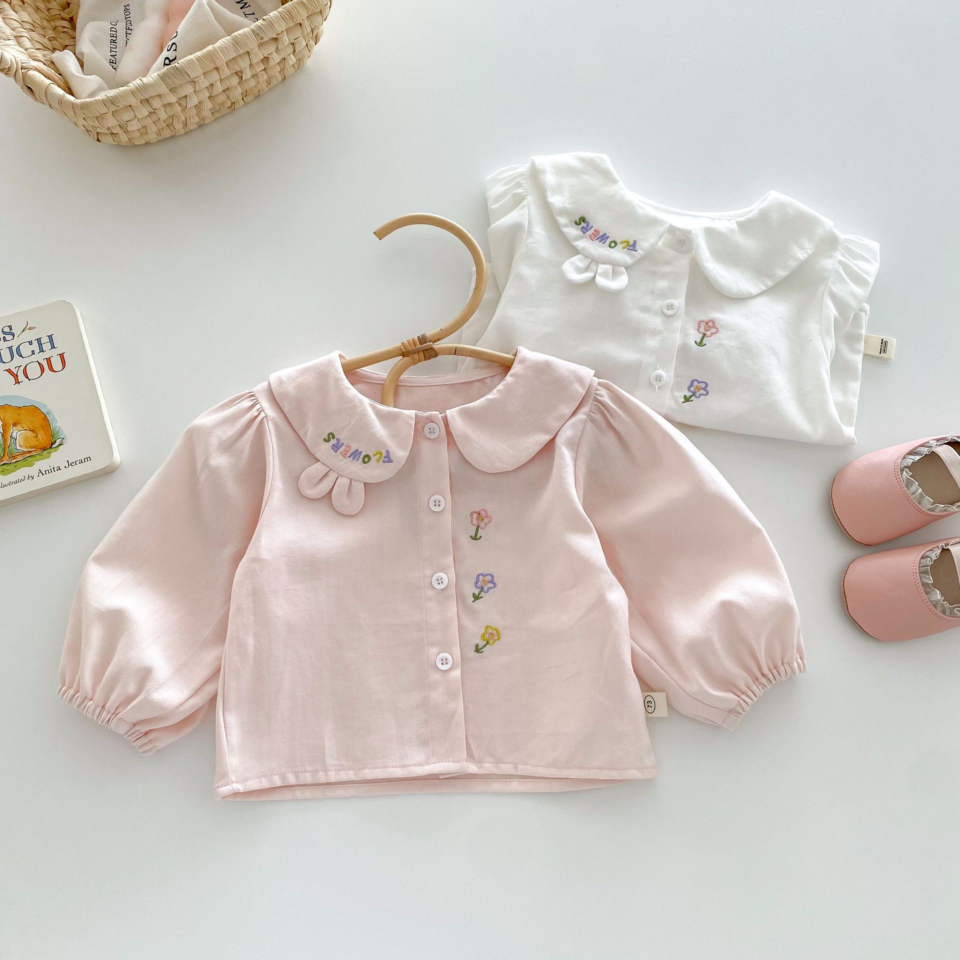 Girl's Shirt 2026 Autumn and W - đánh giá và giá Baby Clothing Embroidery