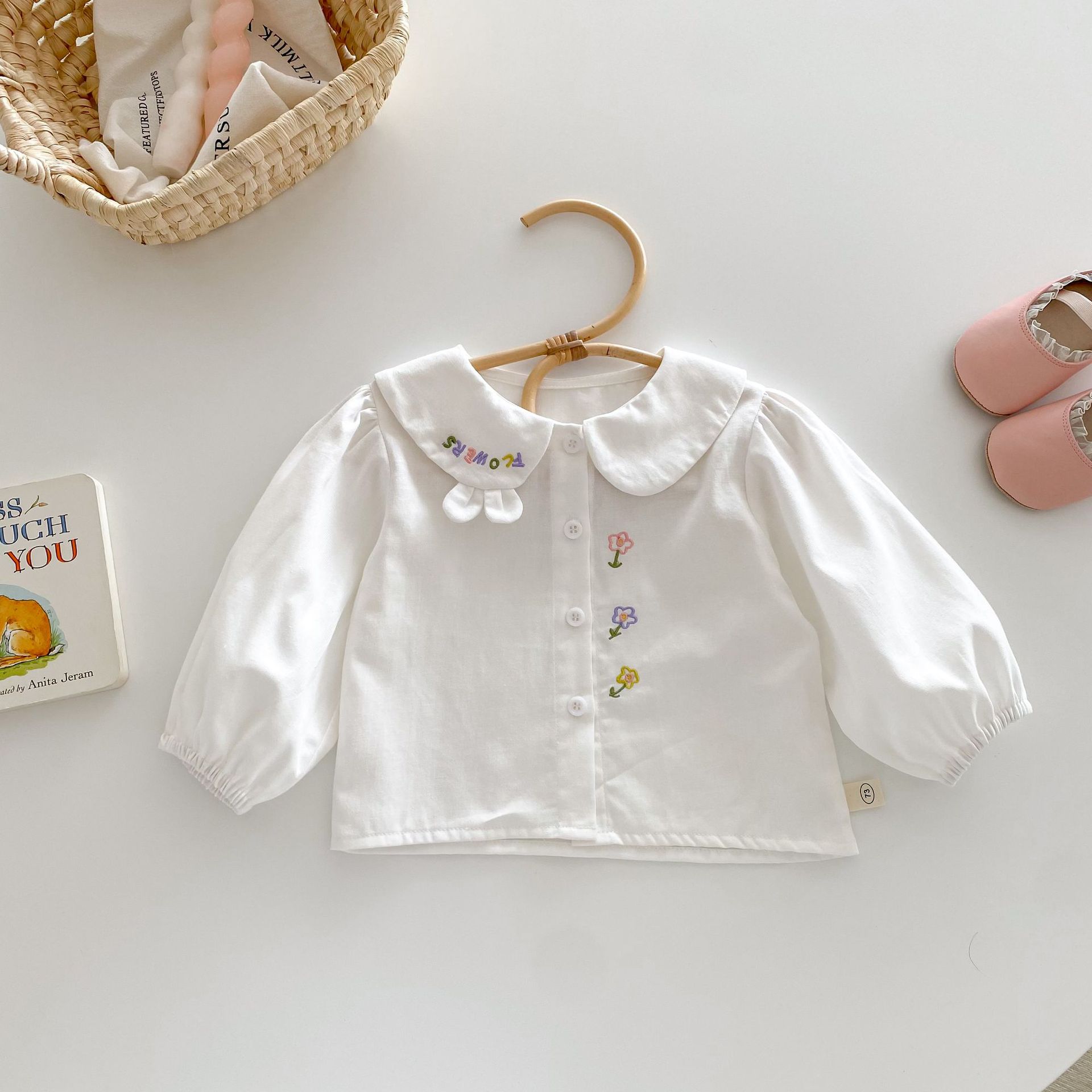 Girl's Shirt 2026 Autumn and W - đánh giá và giá Baby Clothing Embroidery