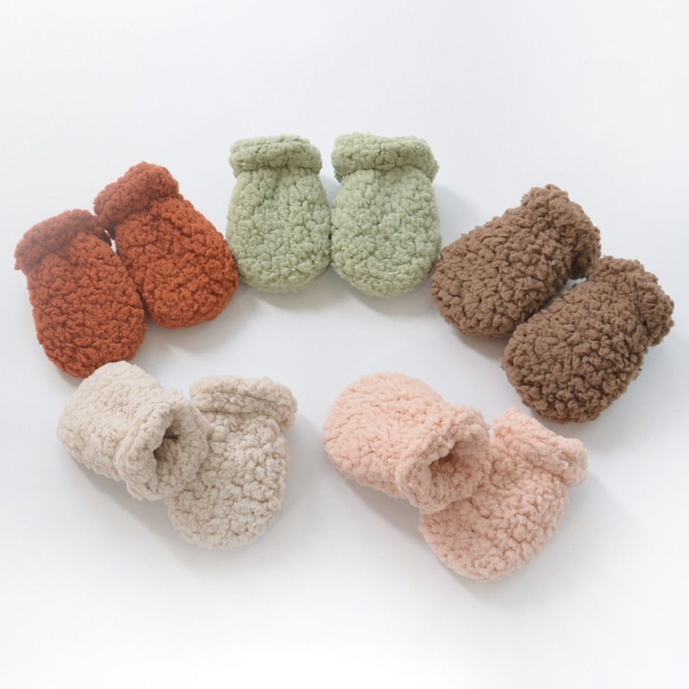 Plush Fleece Toddler Hand Warm - đánh giá và giá Baby Mittens Scratch