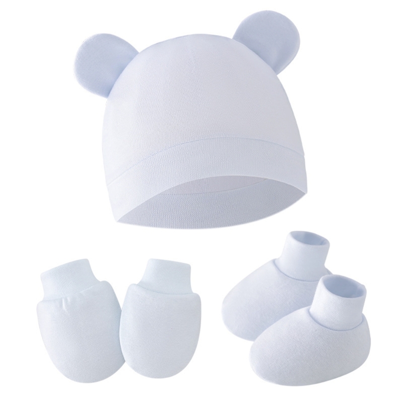 Y1UB 1 Bộ Mũ len sơ sinh kèm g - đánh giá và giá Baby Mittens Scratch