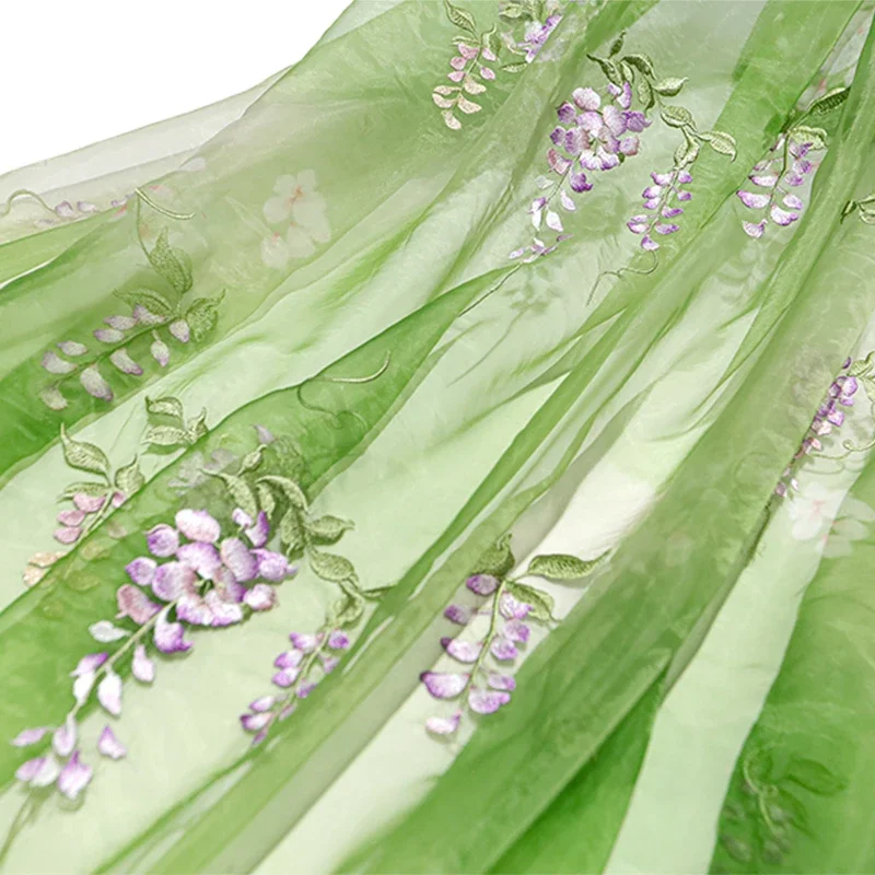 Wisteria Embroidery Fabric DIY - đánh giá và giá Baby Clothing Embroidery