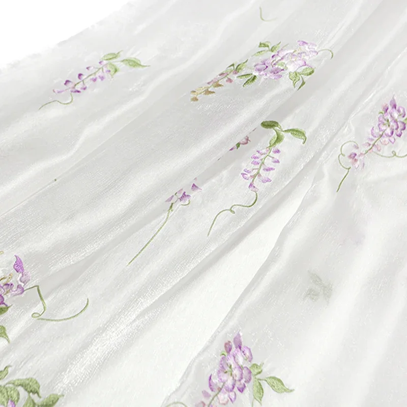 Wisteria Embroidery Fabric DIY - đánh giá và giá Baby Clothing Embroidery