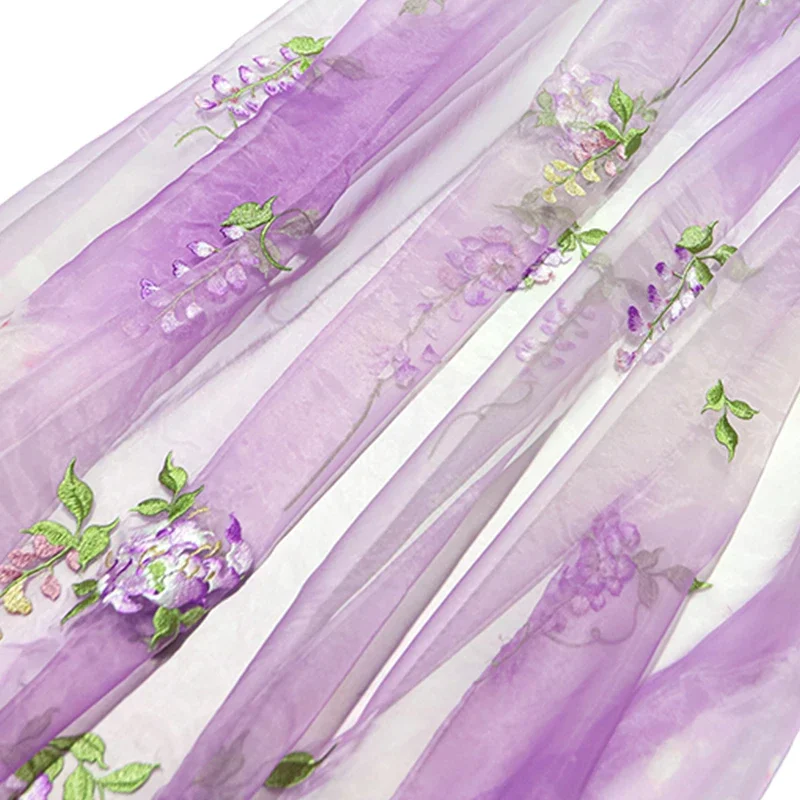 Wisteria Embroidery Fabric DIY - đánh giá và giá Baby Clothing Embroidery