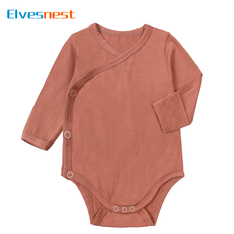Fashion Solid Newborn Clothes  - đánh giá và giá Bamboo Bodysuit Baby