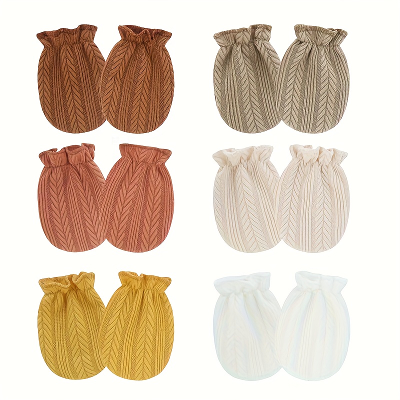 6 Pairs/lot Newborn Gloves Sol - đánh giá và giá Baby Mittens Scratch
