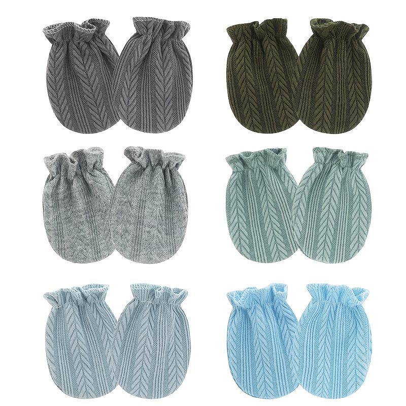 6 Pairs/lot Newborn Gloves Sol - đánh giá và giá Baby Mittens Scratch