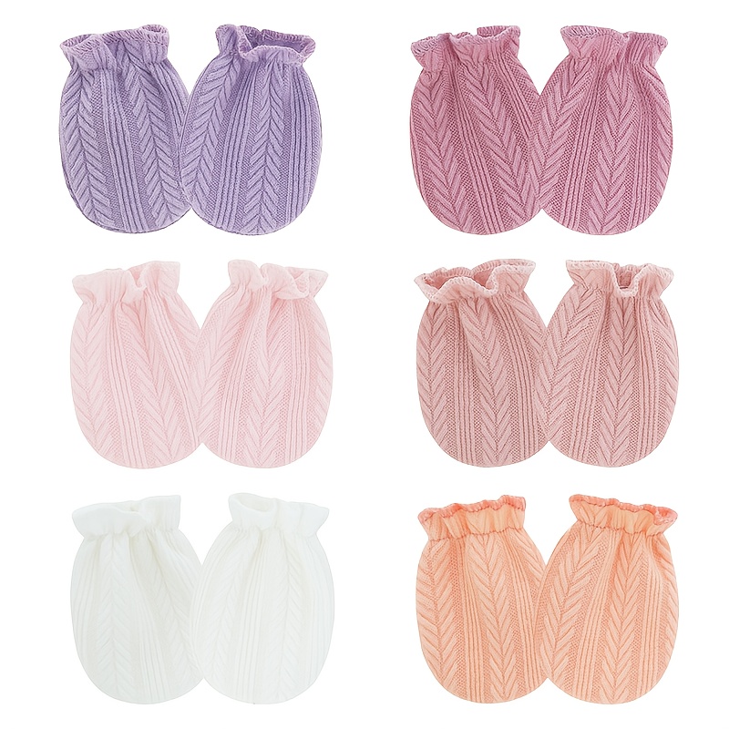 6 Pairs/lot Newborn Gloves Sol - đánh giá và giá Baby Mittens Scratch