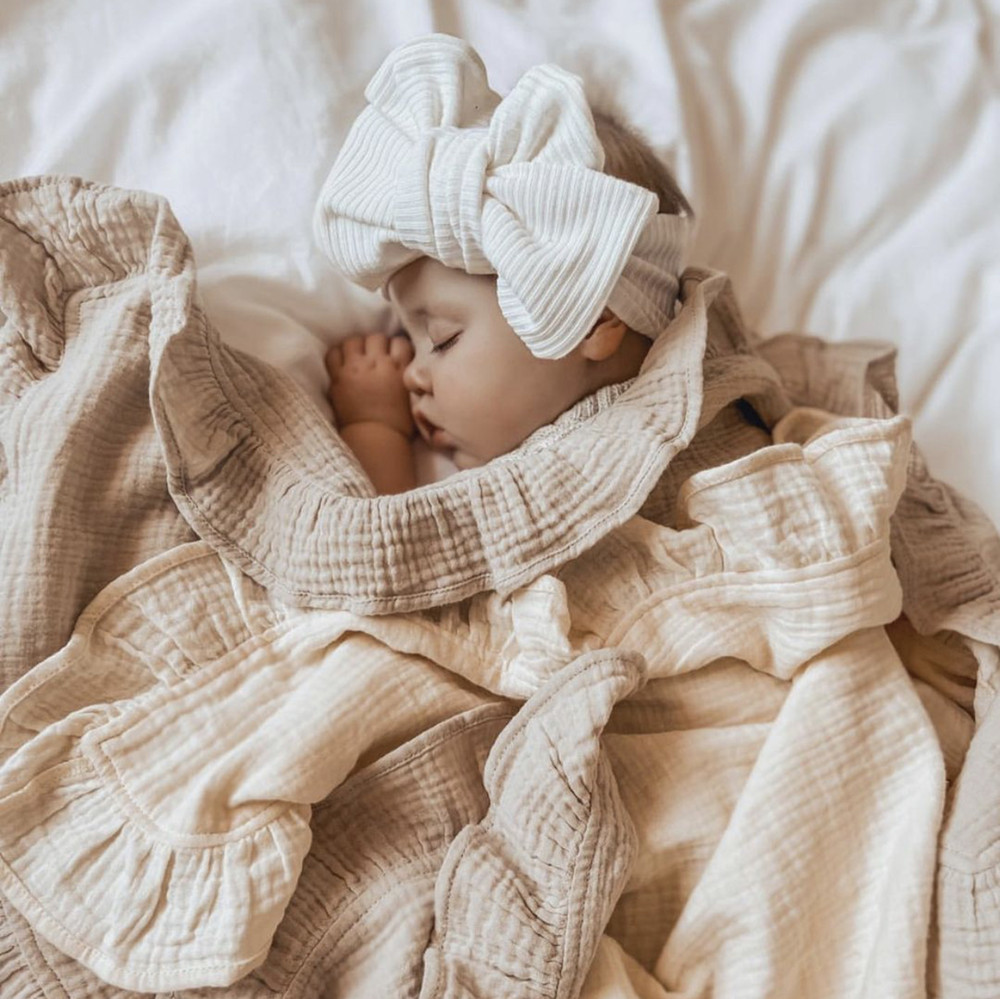 INS Xù Lông Muslin Bé Đầm Chăn - đánh giá và giá Baby Clothing Organic Cotton
