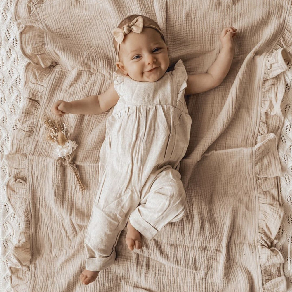 INS Xù Lông Muslin Bé Đầm Chăn - đánh giá và giá Baby Clothing Organic Cotton
